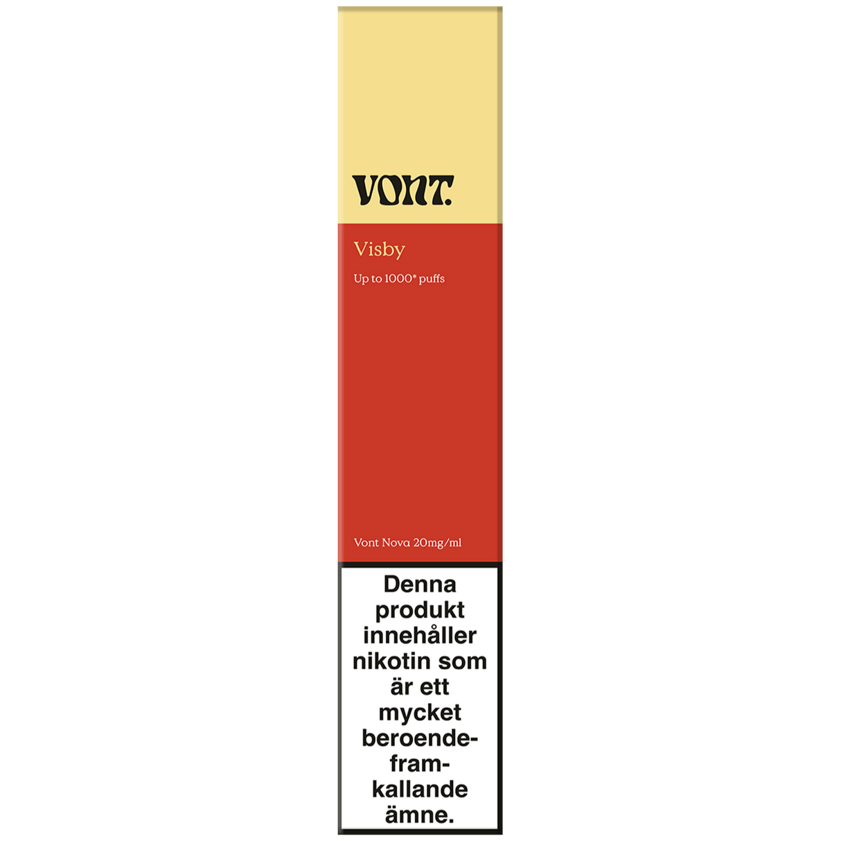 Vont Nova Visby 20mg - Bundle E-cigg Tobax