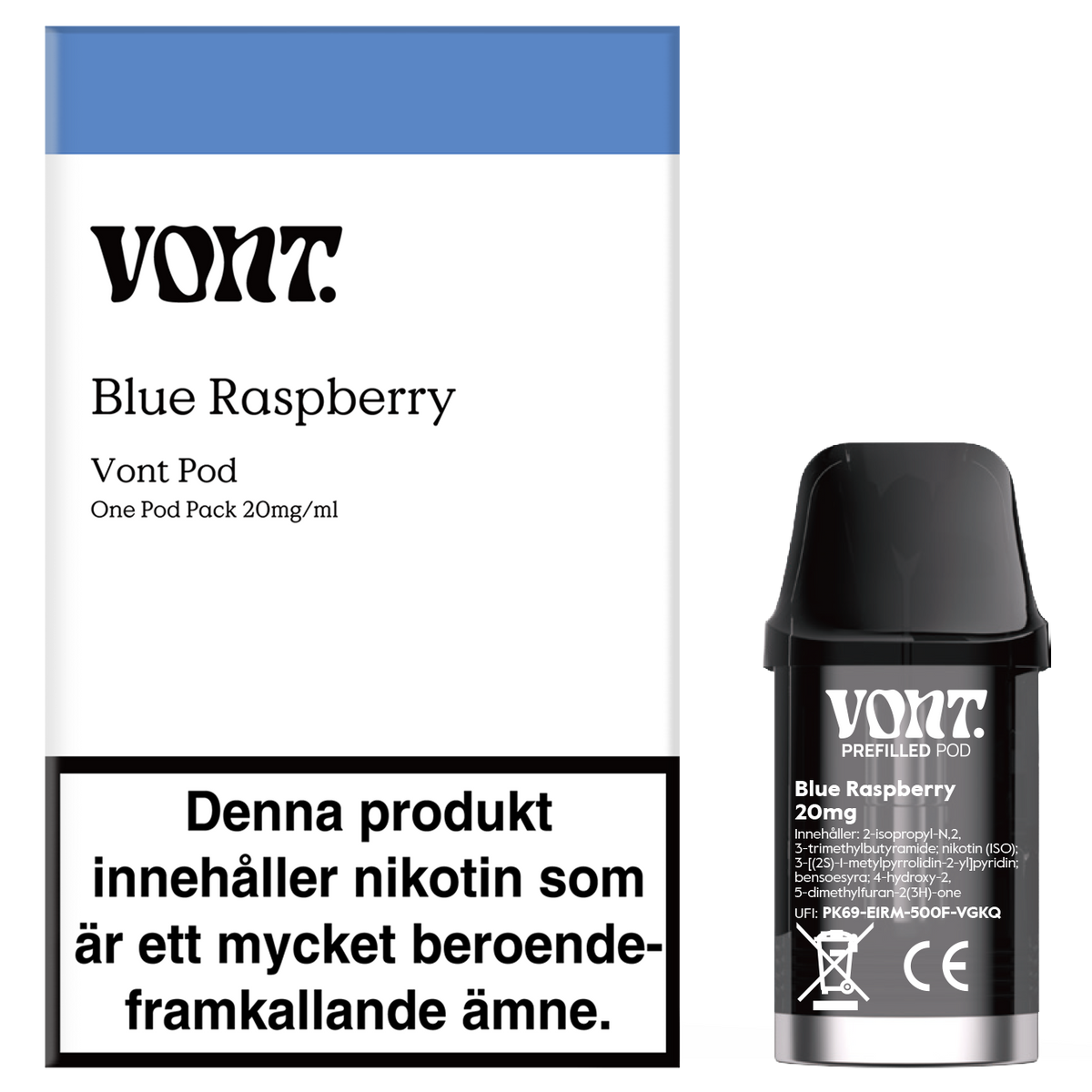 Vont Pod Blue Raspberry