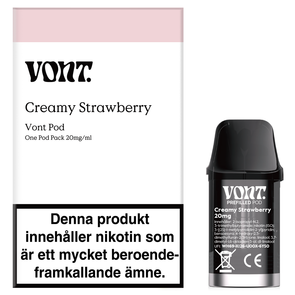 Vont Pod Creamy Strawberry
