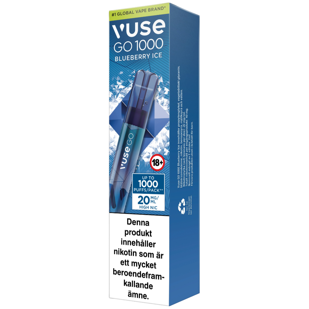 Vuse Go 1000 Blueberry Ice 20mg-e-cigg-Tobax