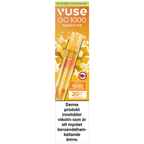 Vuse Go 1000 Mango Ice 20mg – Tobax