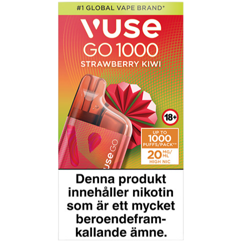 Vuse Go Box 1000 Strawberry Kiwi 20mg-e-cigg-Tobax