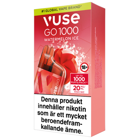 Vuse Go Box 1000 Watermelon Ice 20mg – Tobax