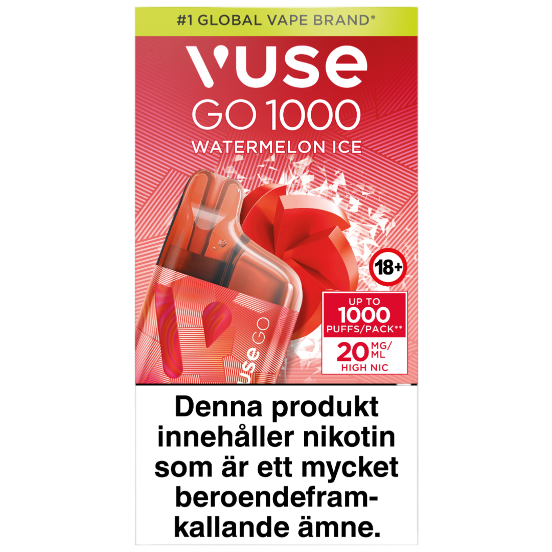 Vuse Go Box 1000 Watermelon Ice 20mg – Tobax