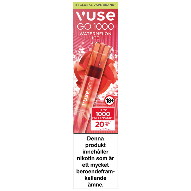 Vuse Go 1000 Watermelon Ice 20mg - Bundle – Tobax