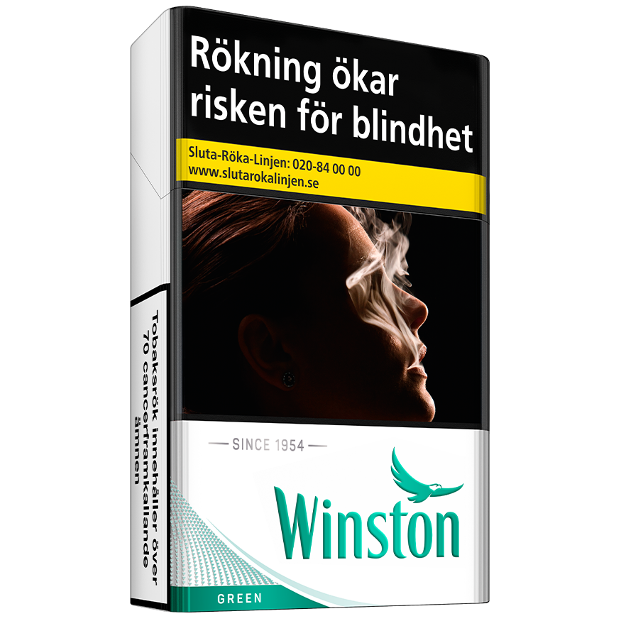 Winston Green-Cigaretter-Tobax