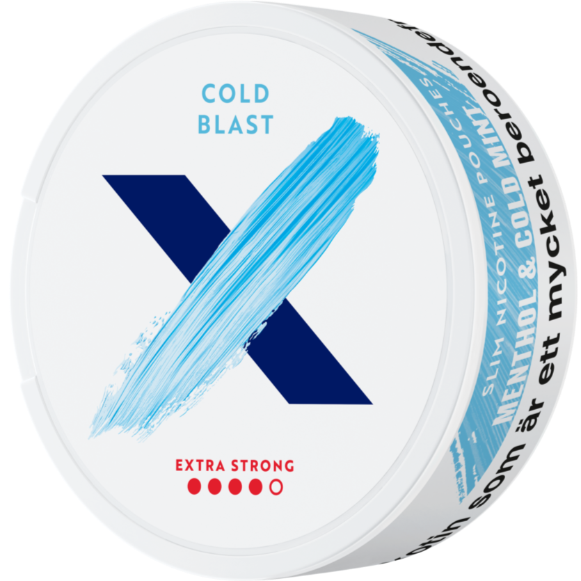 X Cold Blast Extra Strong-Nikotinposer-Tobax