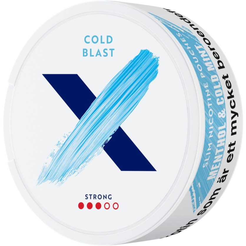 X Cold Blast Strong-Nikotinposer-Tobax