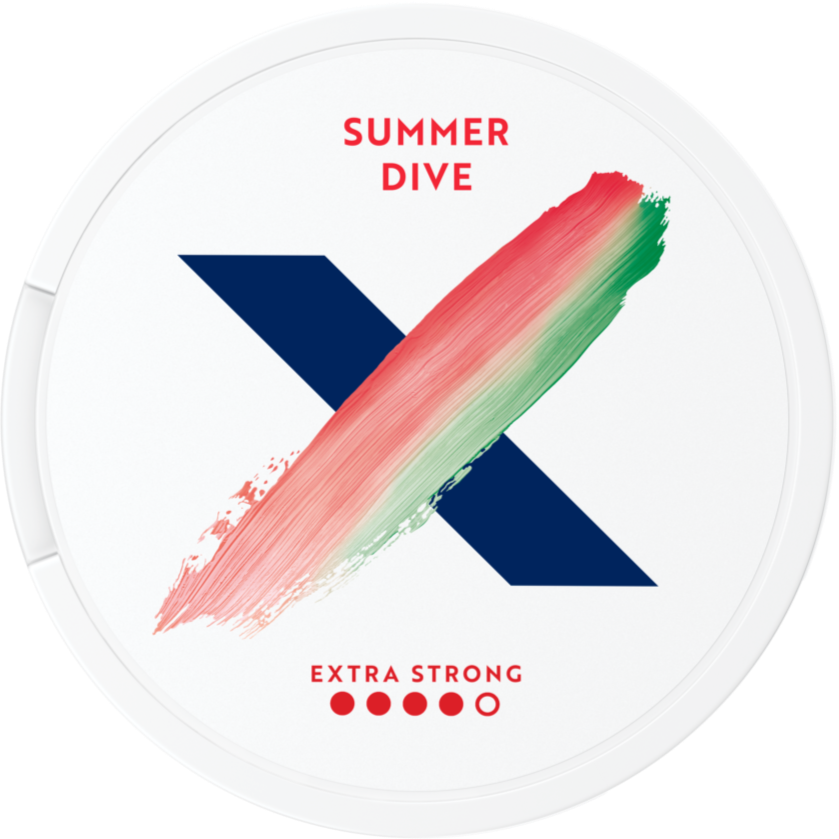 X Summer Dive Extra Strong-Nikotinposer-Tobax