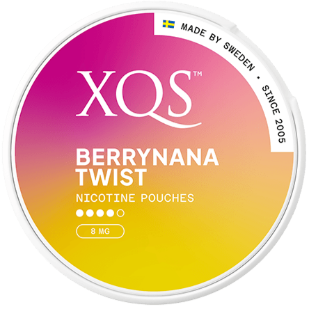XQS Berrynana Twist Strong-Nikotinposer-Tobax