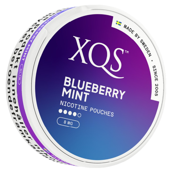 XQS Blueberry Mint Strong-Nikotinposer-Tobax