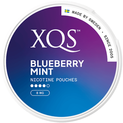 XQS Blueberry Mint Strong-Nikotinposer-Tobax