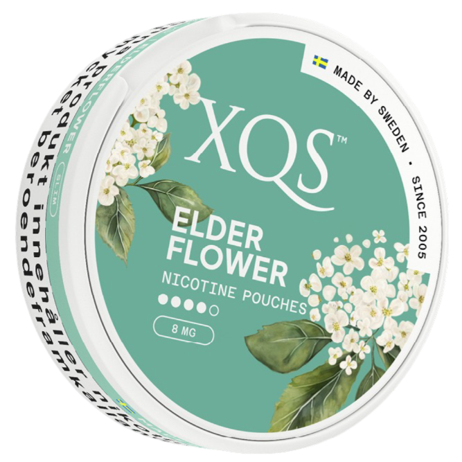 XQS Elderflower Strong-Nikotinposer-Tobax