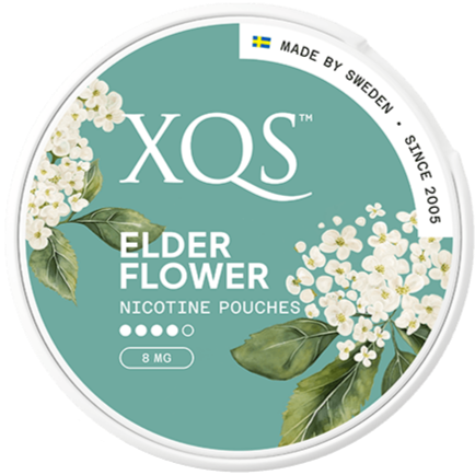 XQS Elderflower Strong-Nikotinposer-Tobax