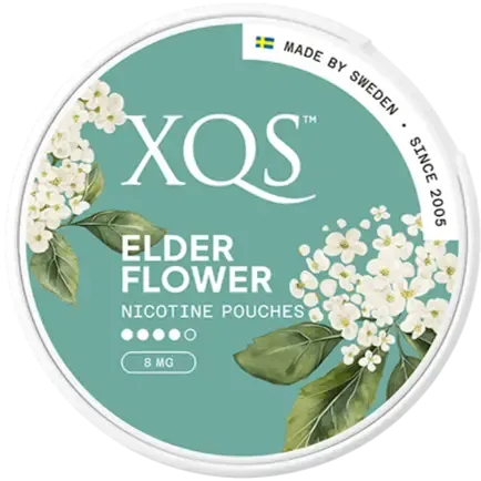 XQS Elderflower Strong-Nikotinposer-Tobax