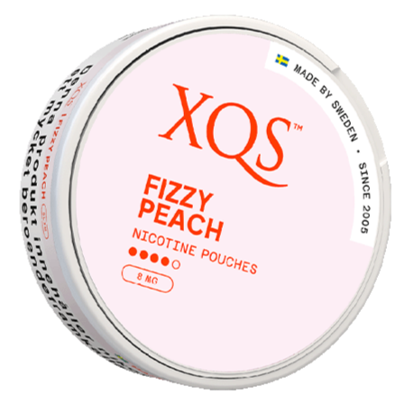 XQS Fizzy Peach Strong-Nikotinposer-Tobax