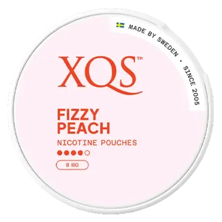XQS Fizzy Peach Strong-Nikotinposer-Tobax