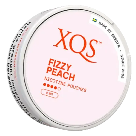XQS Fizzy Peach Strong-Nikotinposer-Tobax