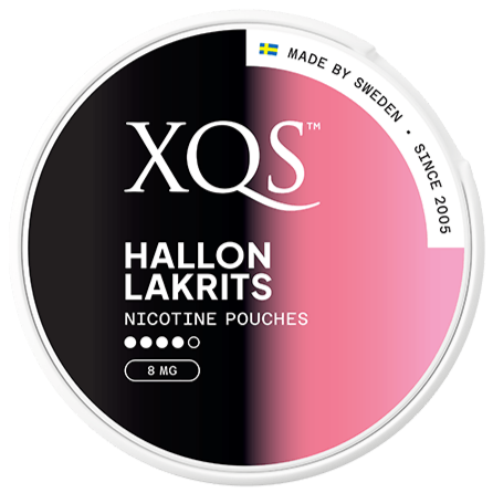 XQS Hallon Lakrtis Strong-Nikotinposer-Tobax