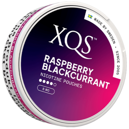 XQS Raspberry Blackcurrant-Nikotinposer-Tobax