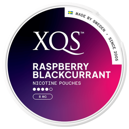 XQS Raspberry Blackcurrant-Nikotinposer-Tobax