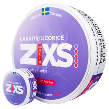 Zixs Lakrits Jumbo Can Tobax