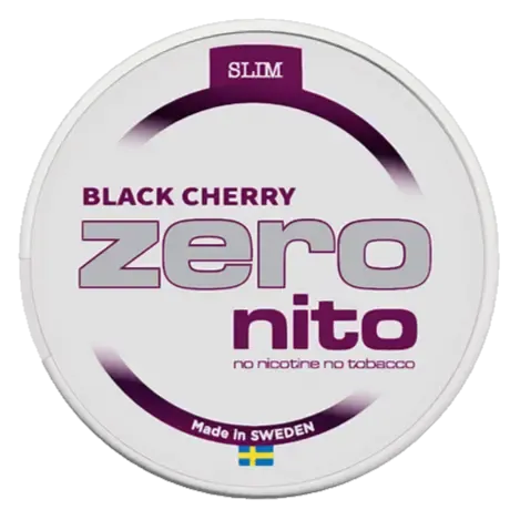 Zeronito Black Cherry Slim-Nikotinfritt Snus-Tobax