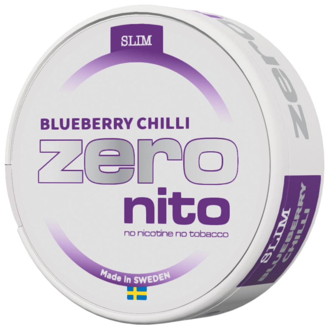 Zeronito Blueberry Chilli Slim-Nikotinfritt Snus-Tobax