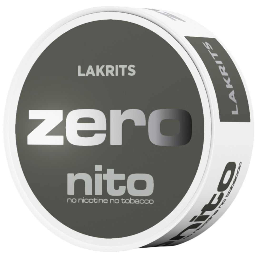 Zeronito Lakrits-Nikotinfritt Snus-Tobax