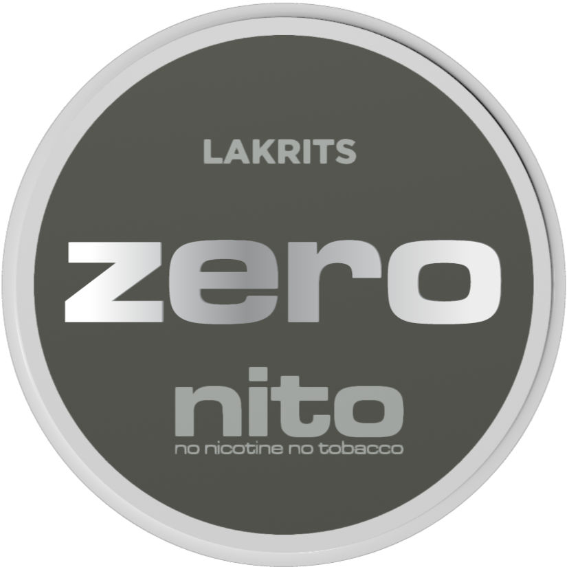 Zeronito Lakrits-Nikotinfritt Snus-Tobax
