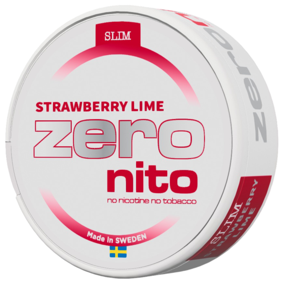 Zeronito Strawberry Lime Slim-Nikotinfritt Snus-Tobax