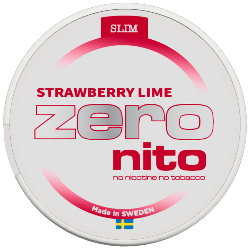 Zeronito Strawberry Lime Slim-Nikotinfritt Snus-Tobax