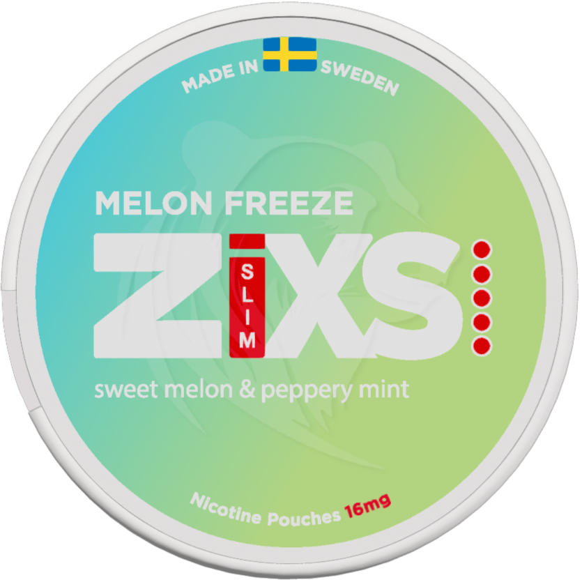 Zixs Melon Freeze Slim-Nikotinposer-Tobax