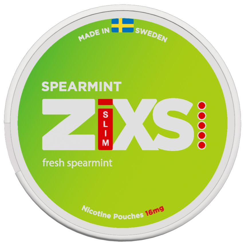 Zixs Spearmint Slim-Nikotinposer-Tobax