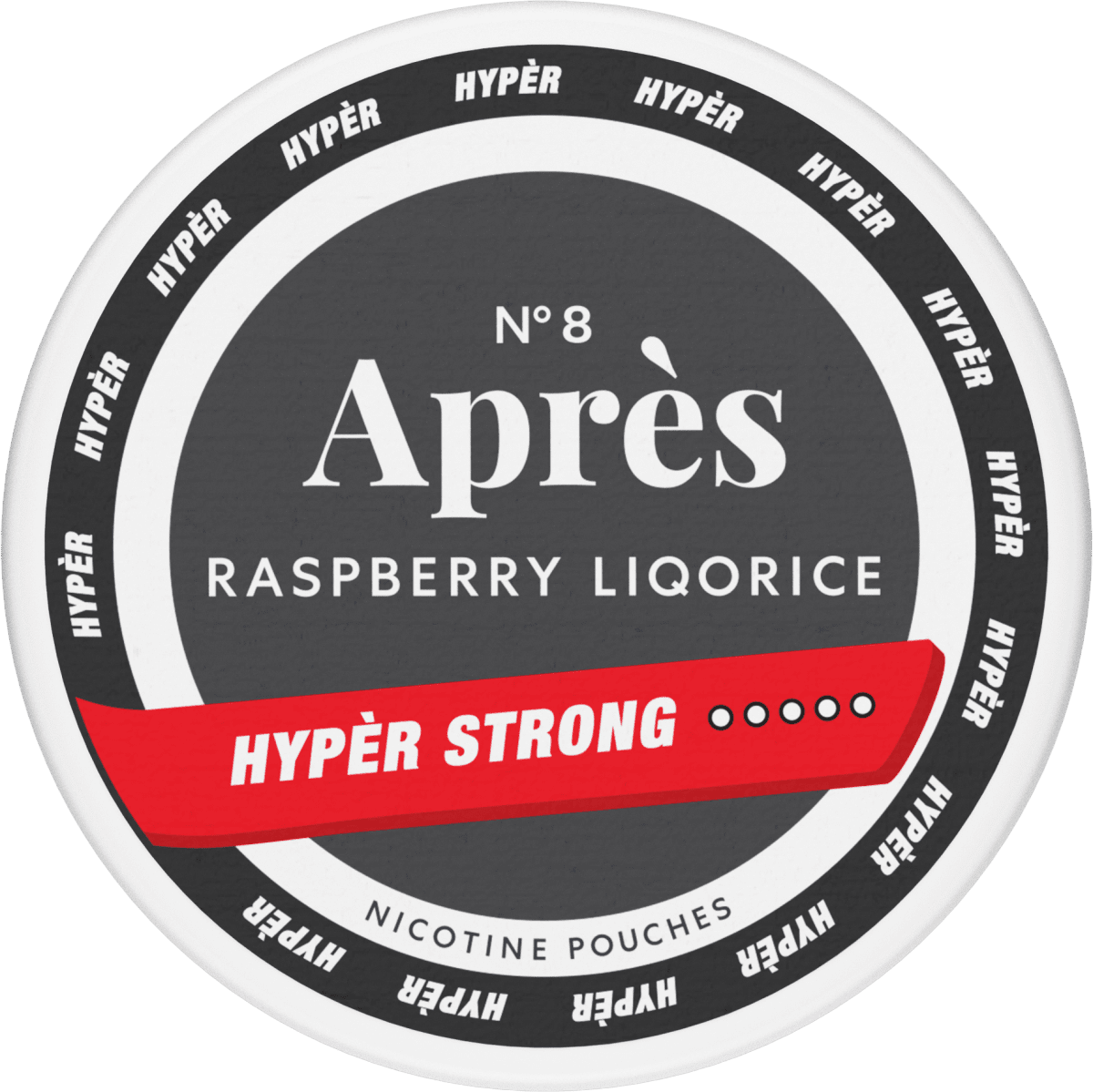 Après Raspberry Liqorice Hyper Strong Tobax