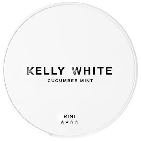 Kelly white Cucumber Mint Mini-Nikotinposer-Tobax