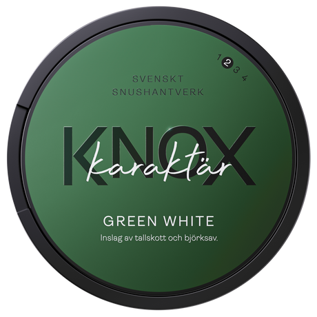Knox Karaktär Green White – Tobax