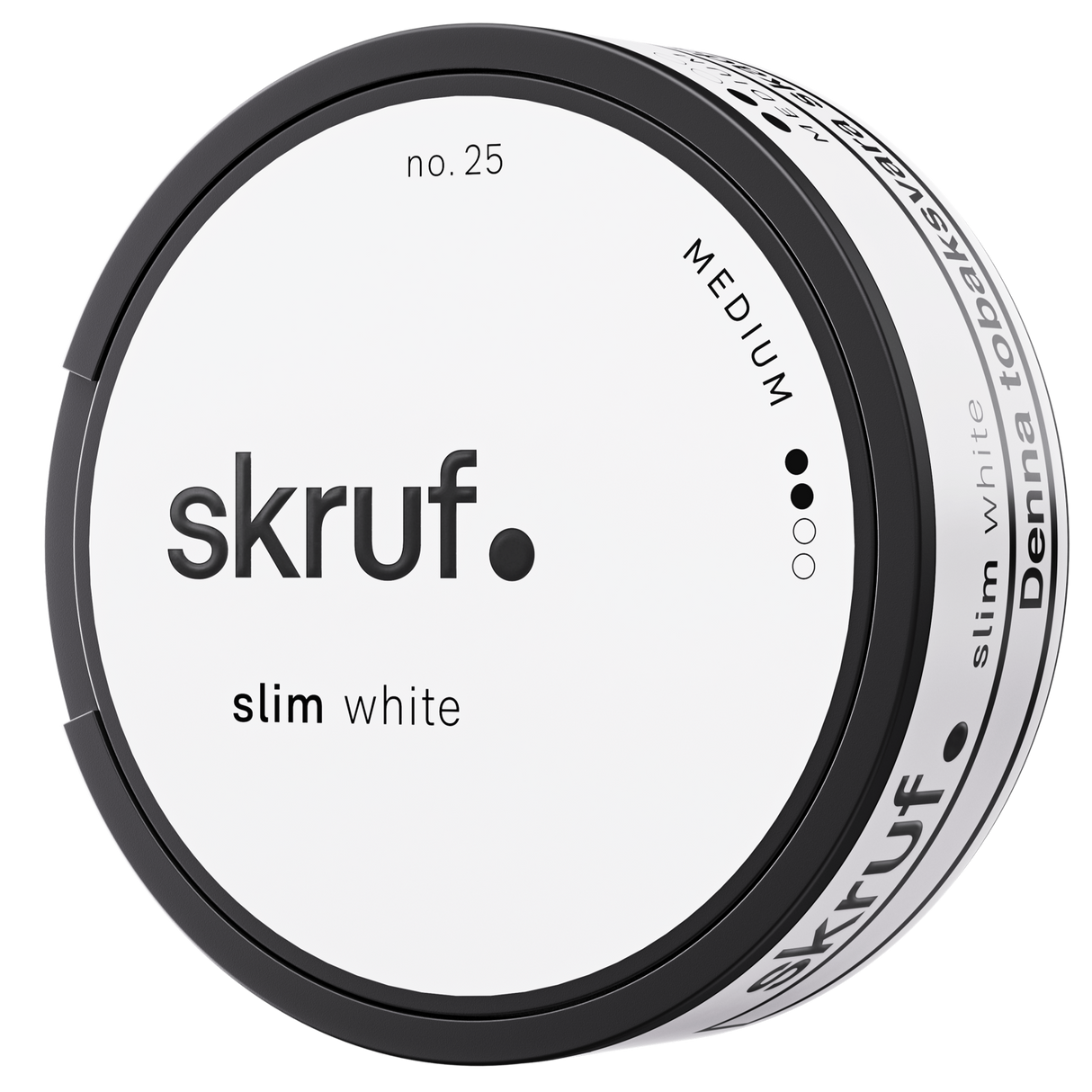 Skruf No.25 Slim Original White Tobax