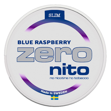 Zeronito Blue Raspberry Slim-Nikotinfritt Snus-Tobax