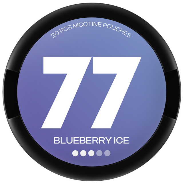 77 Blueberry Ice-Nikotinposer-Tobax