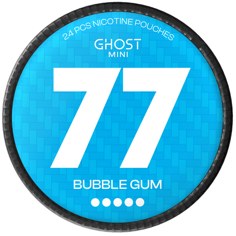 77 Ghost Bubble Gum Mini-Nikotinposer-Tobax