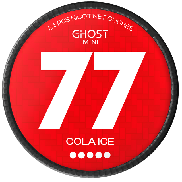 77 Ghost Cola Ice Mini-Nikotinposer-Tobax
