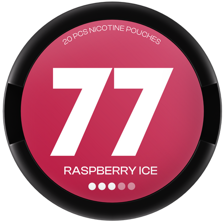 77 Raspberry Ice-Nikotinposer-Tobax