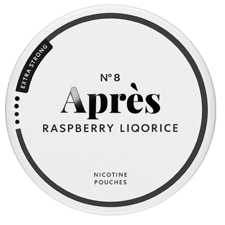 Après Raspberry Liqorice Extra Strong-Nikotinposer-Tobax