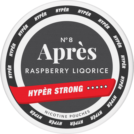 Après Raspberry Liqorice Hyper Strong-Nikotinposer-Tobax