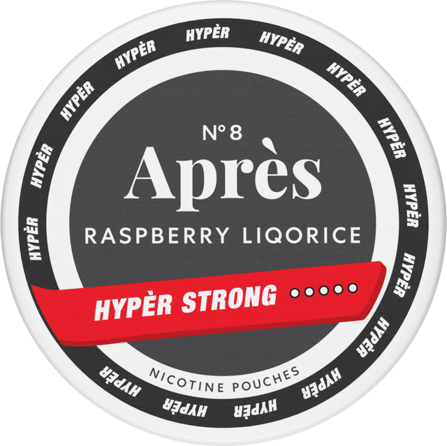 Après Raspberry Liqorice Hyper Strong-Nikotinposer-Tobax