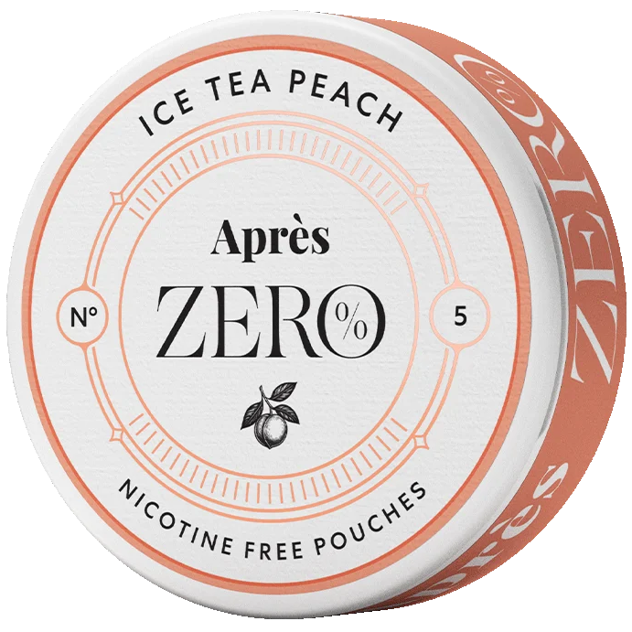 Apres Zero Ice Tea Peach Side