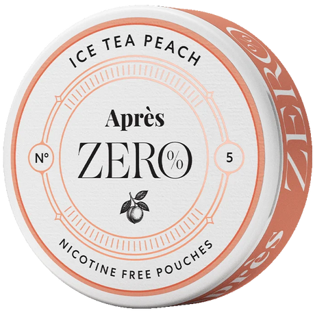 Apres Zero Ice Tea Peach Side