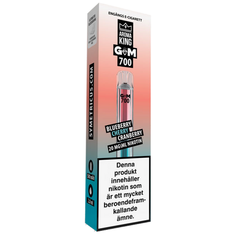 Aroma King Gem Blueberry Cherry Cranberry 20mg-e-cigg-Tobax