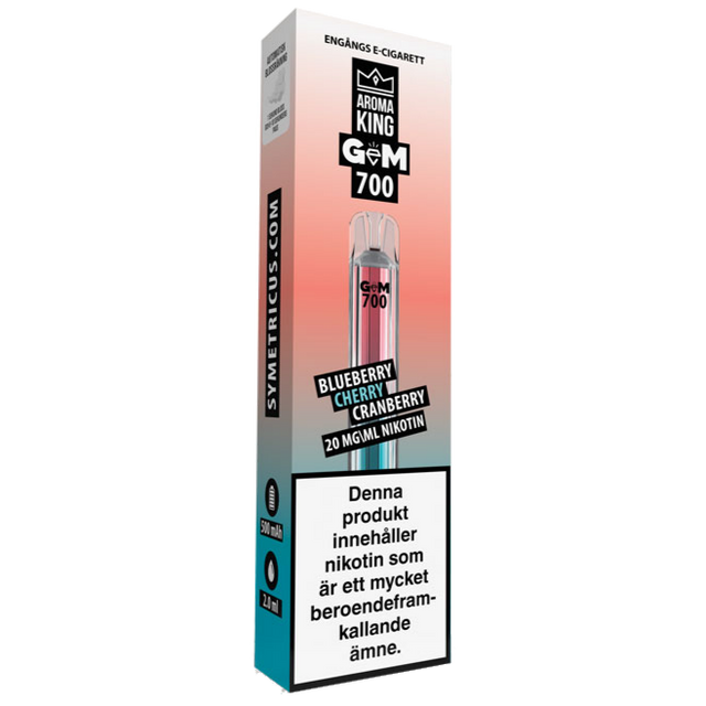 Aroma King Gem Blueberry Cherry Cranberry 20mg-e-cigg-Tobax
